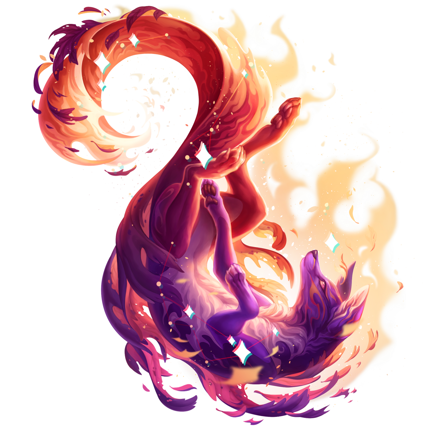 Astral Fox Sticker