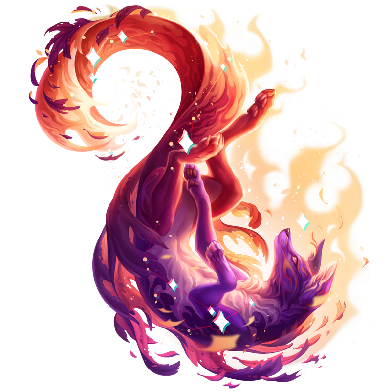 Astral Fox Sticker