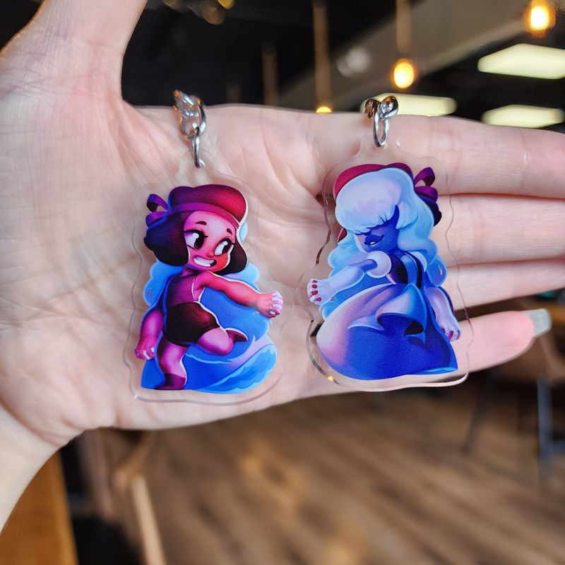 Ruby &amp; Sapphire Charm
