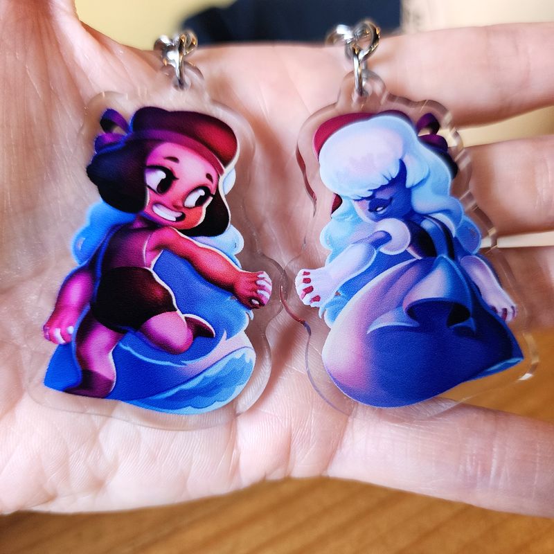 Ruby &amp; Sapphire Charm