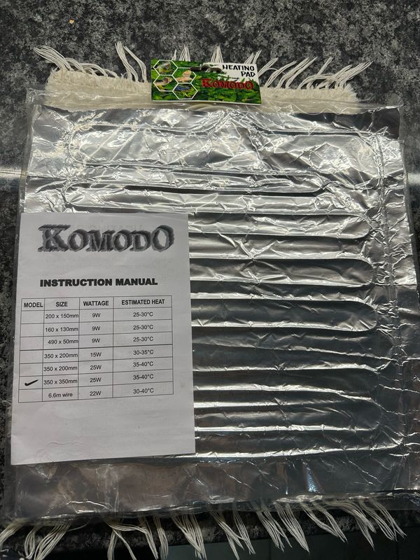 Reptile Heating Pad 35 X 35cm 25w