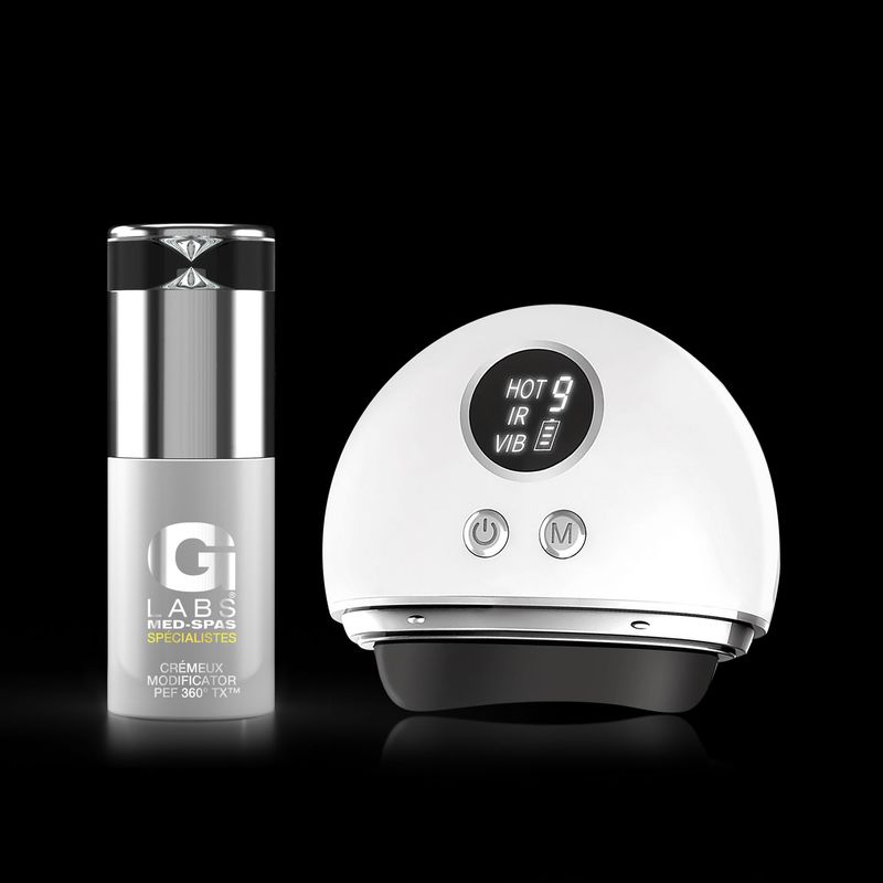 Crémeux Eyes, Face, Neck & Decolletage PEF 360° TX™ + Sceptre Massage Tool