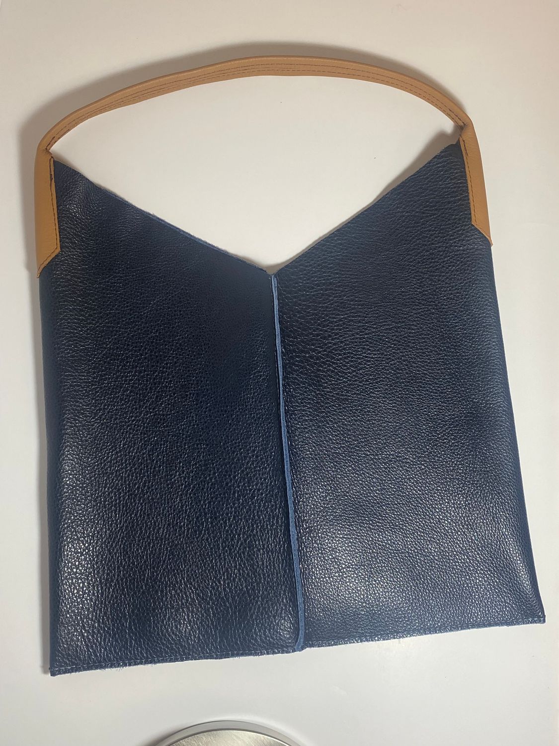 Handmade Leather Hobo Bag