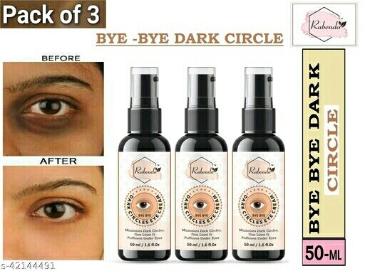 Rabendra Bye Bye Dark Circles Eye Cream Pack of 3 (50 ML)