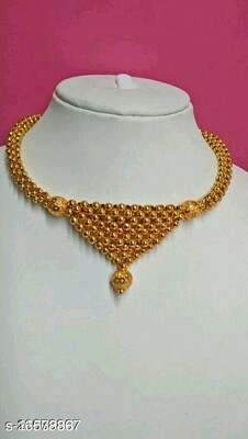 Golden Ethnic Necklace