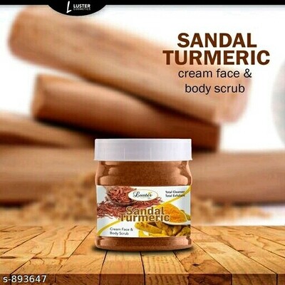 Sandal & Turmeric Face & Body Gel Scrub 