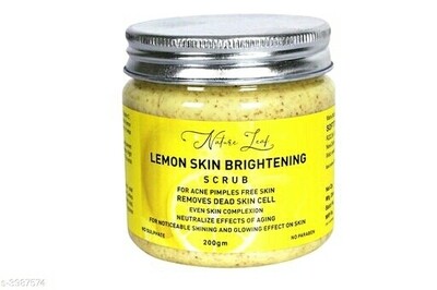 Lemon Skin Brightening Scrub