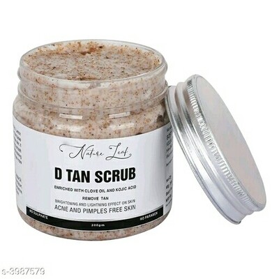D-Tan Scrub Enriched with Clove Oil and Kojic Acid Scrub