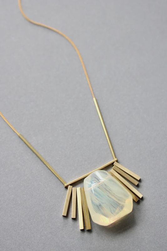 DAVID AUBREY / QUARTZ GEO NECKLACE