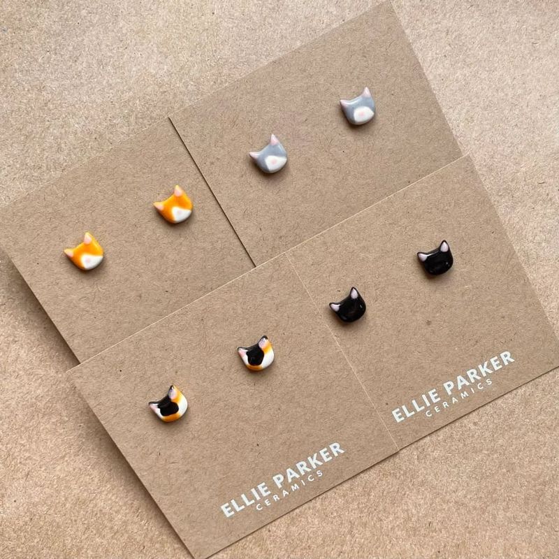 ELLIE PARKER  / CAT EARRINGS / SS25
