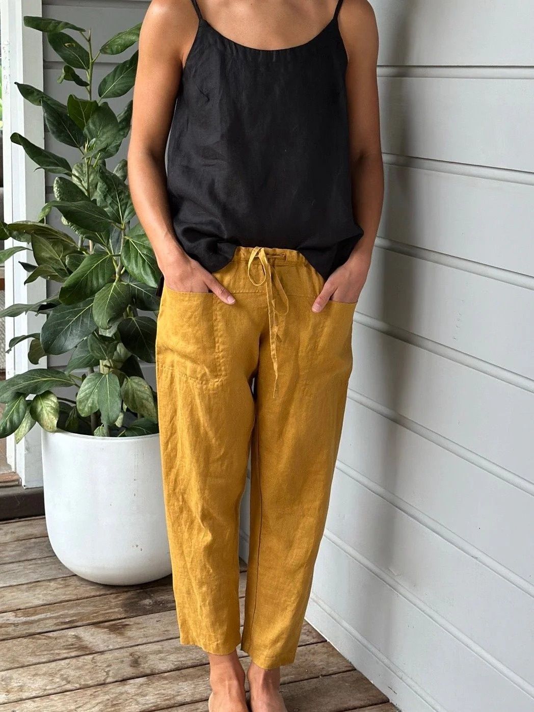 FROCKK / JESSIE PANT - TURMERIC / SS25