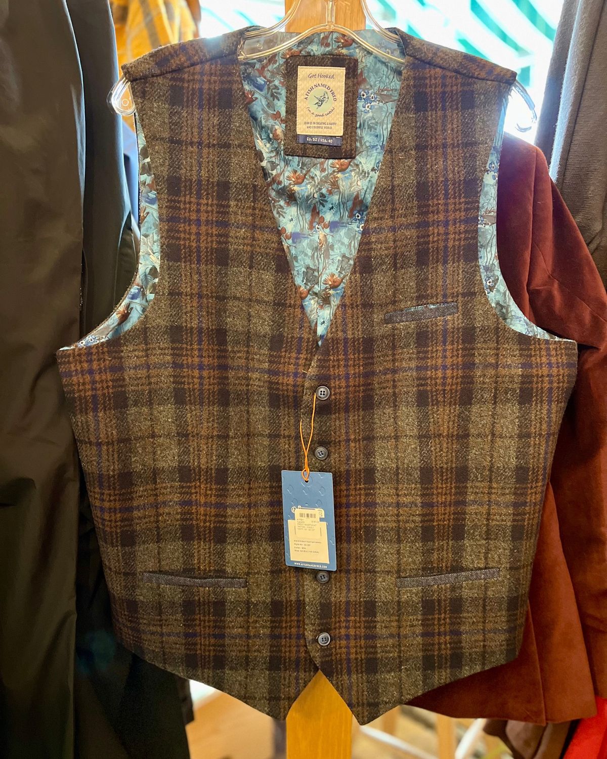 A FISH NAMED FRED /  WAISTCOAT TARTAN / FW25
