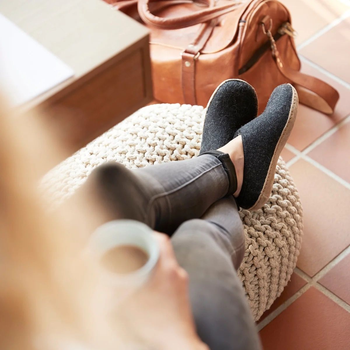 GLERUPS / SLIP-ON /  LEATHER