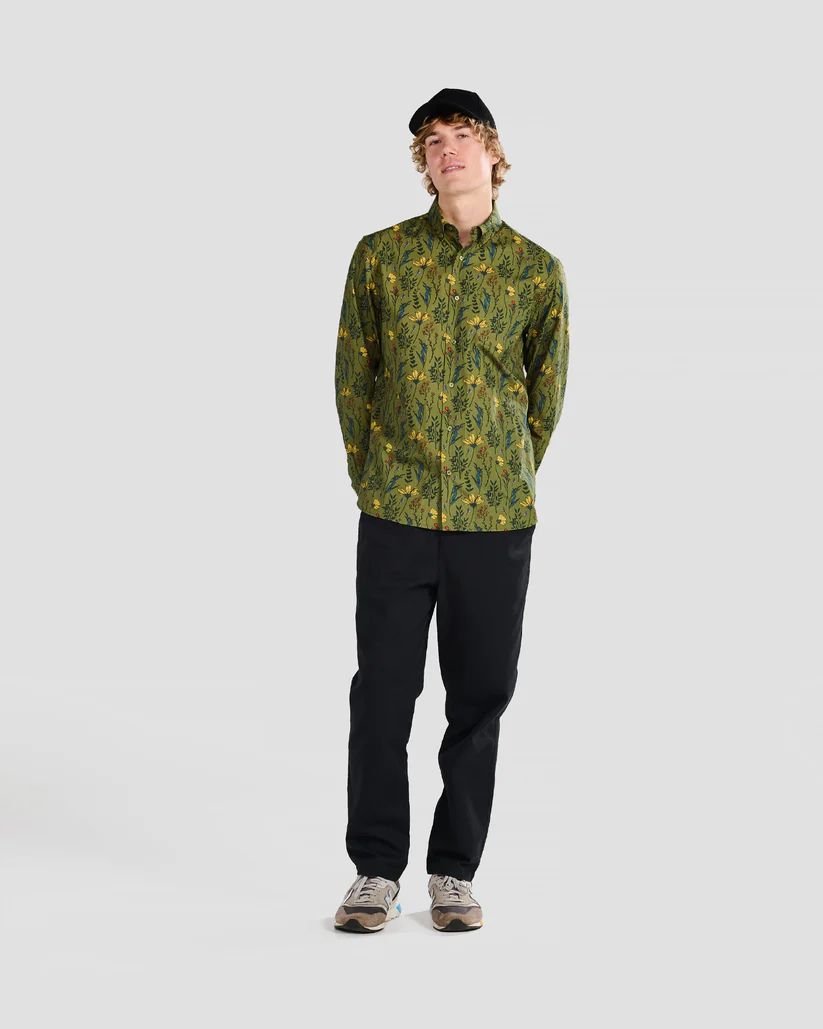 POPLIN / MENS BUTTON DOWN LS / FW25