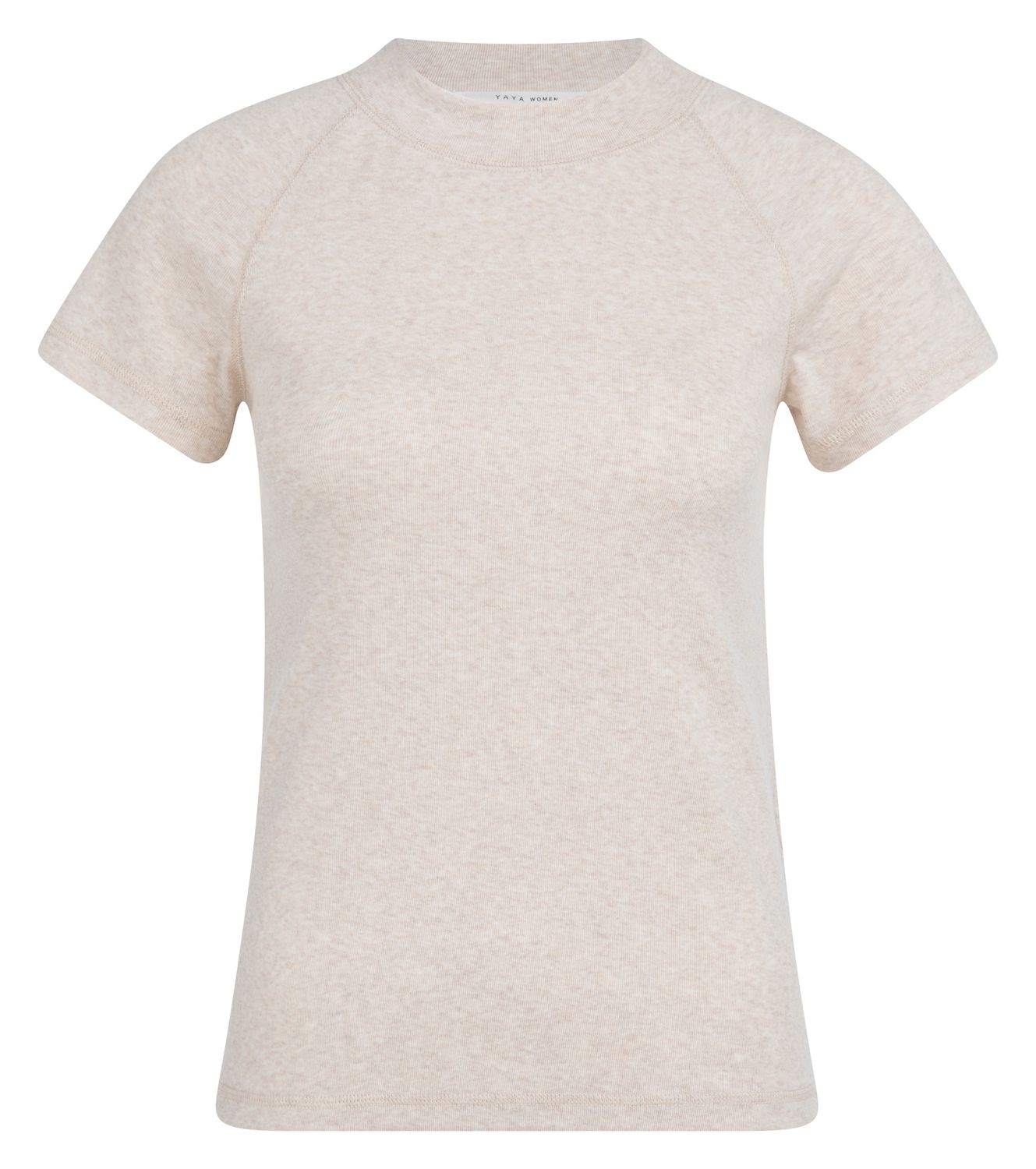 YAYA / JERSEY MELANGE REGLAN TOP / SS26