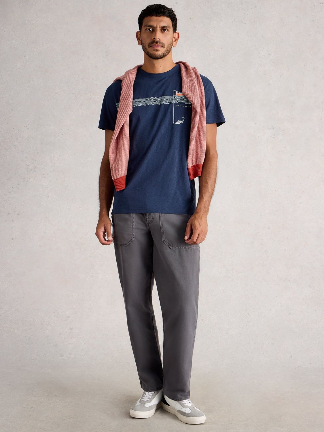 WHITE STUFF / ABERSOCH GRAPHIC IN THE OCEAN / SS26