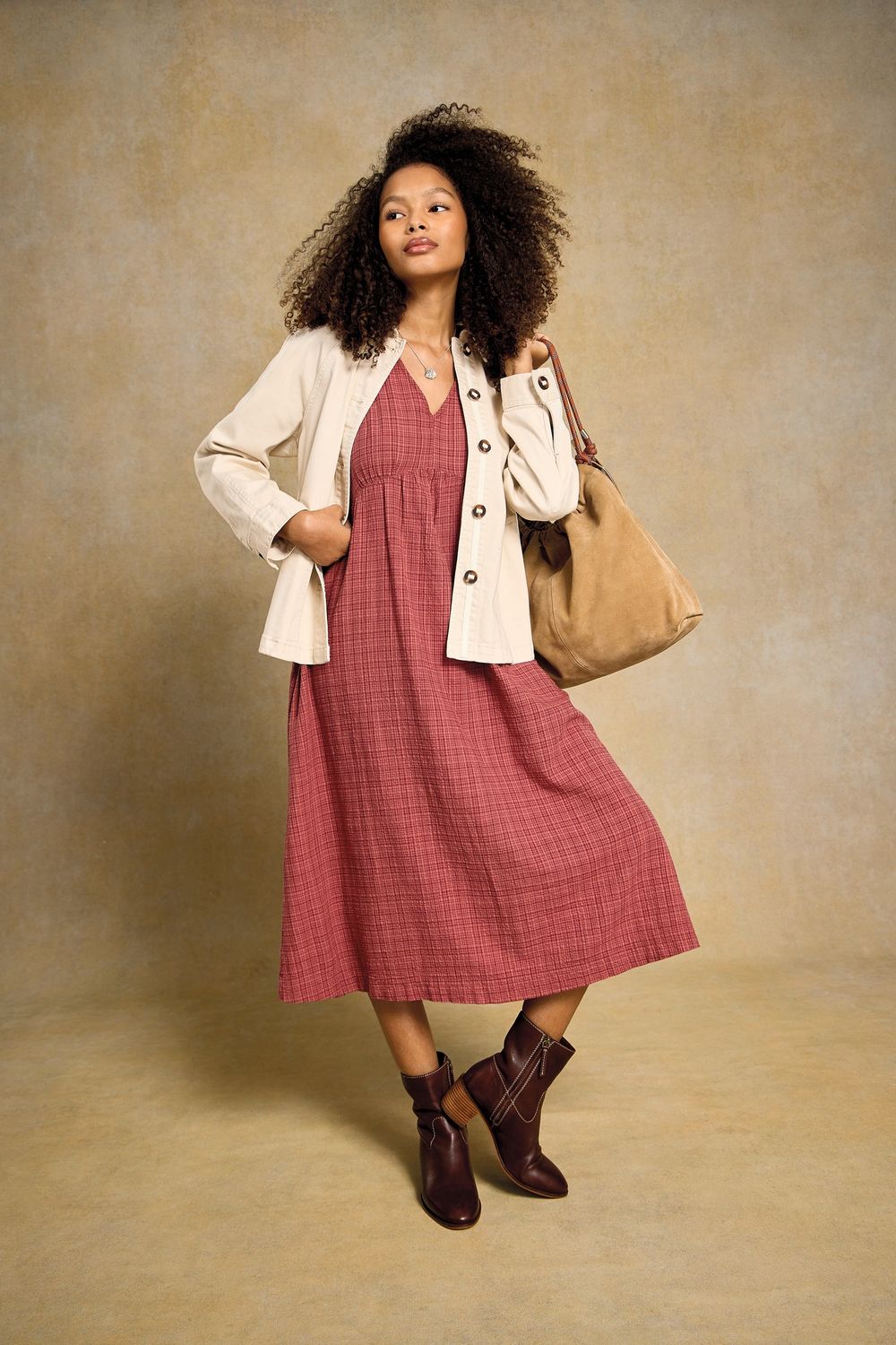 WHITE STUFF / EDEN DENIM JACKET / SS26