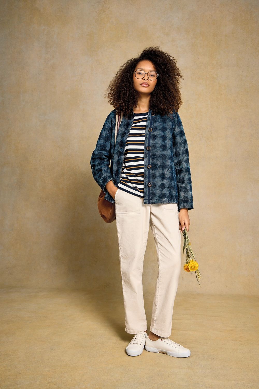 WHITE STUFF / EDEN DENIM JACQUERD JACKET / SS26