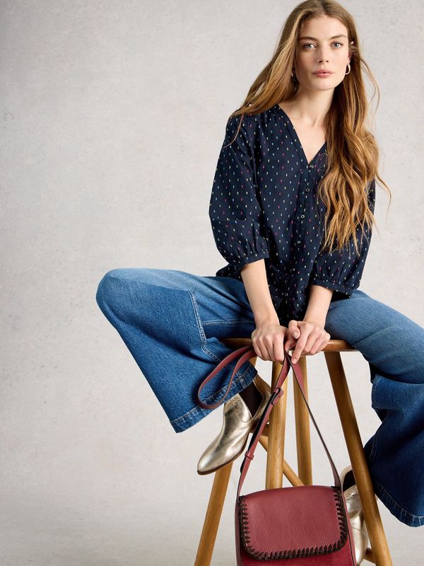 WHITE STUFF / RUBY COTTON ORGANIC TOP / SS26