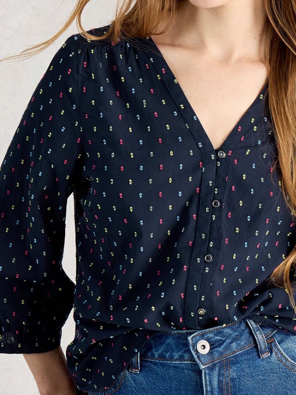 WHITE STUFF / RUBY COTTON ORGANIC TOP / SS26