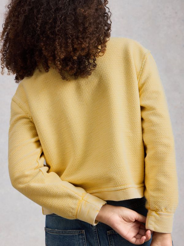 WHITE STUFF / HERRINGBONE SWEATER / SS26