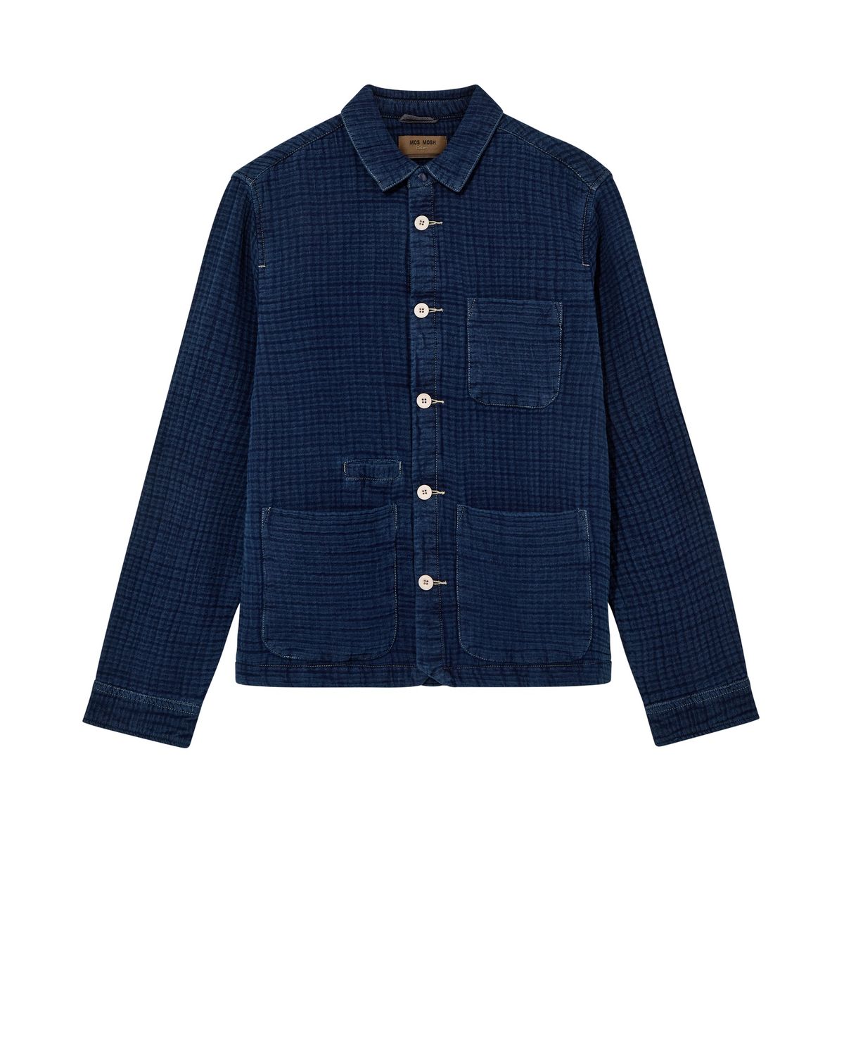 MOS MOSH / DOBBY INDIGO JACKET / SS26