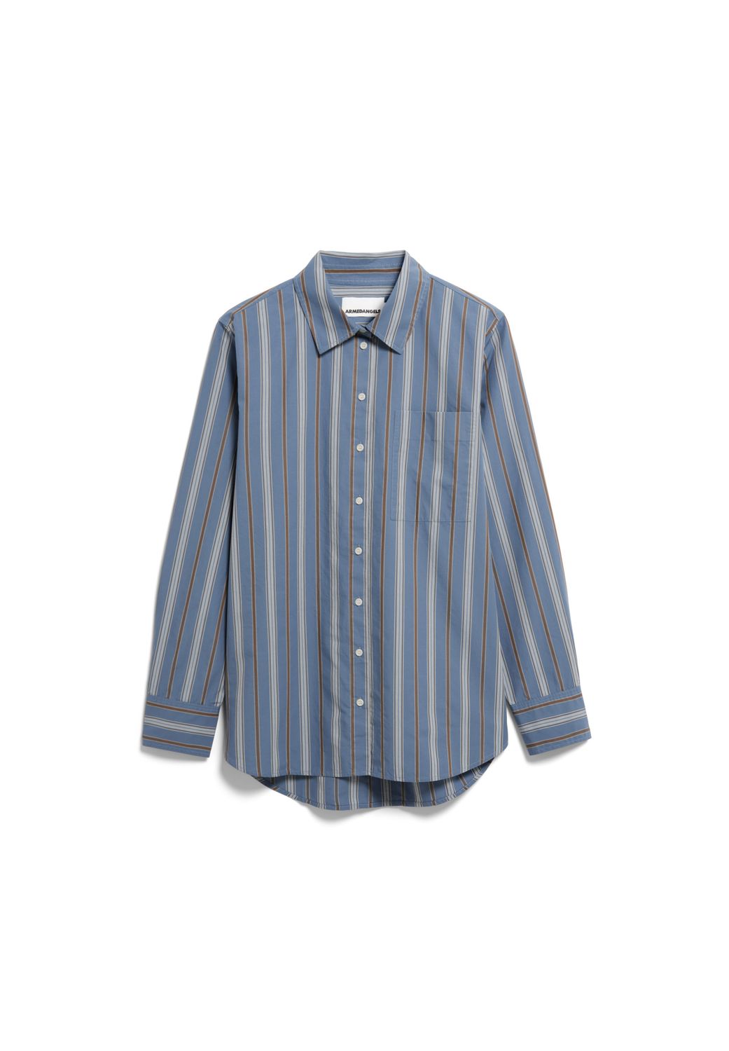 ARMED ANGELS / STRIPE LOOSE SHIRT BLOUSE / FW26