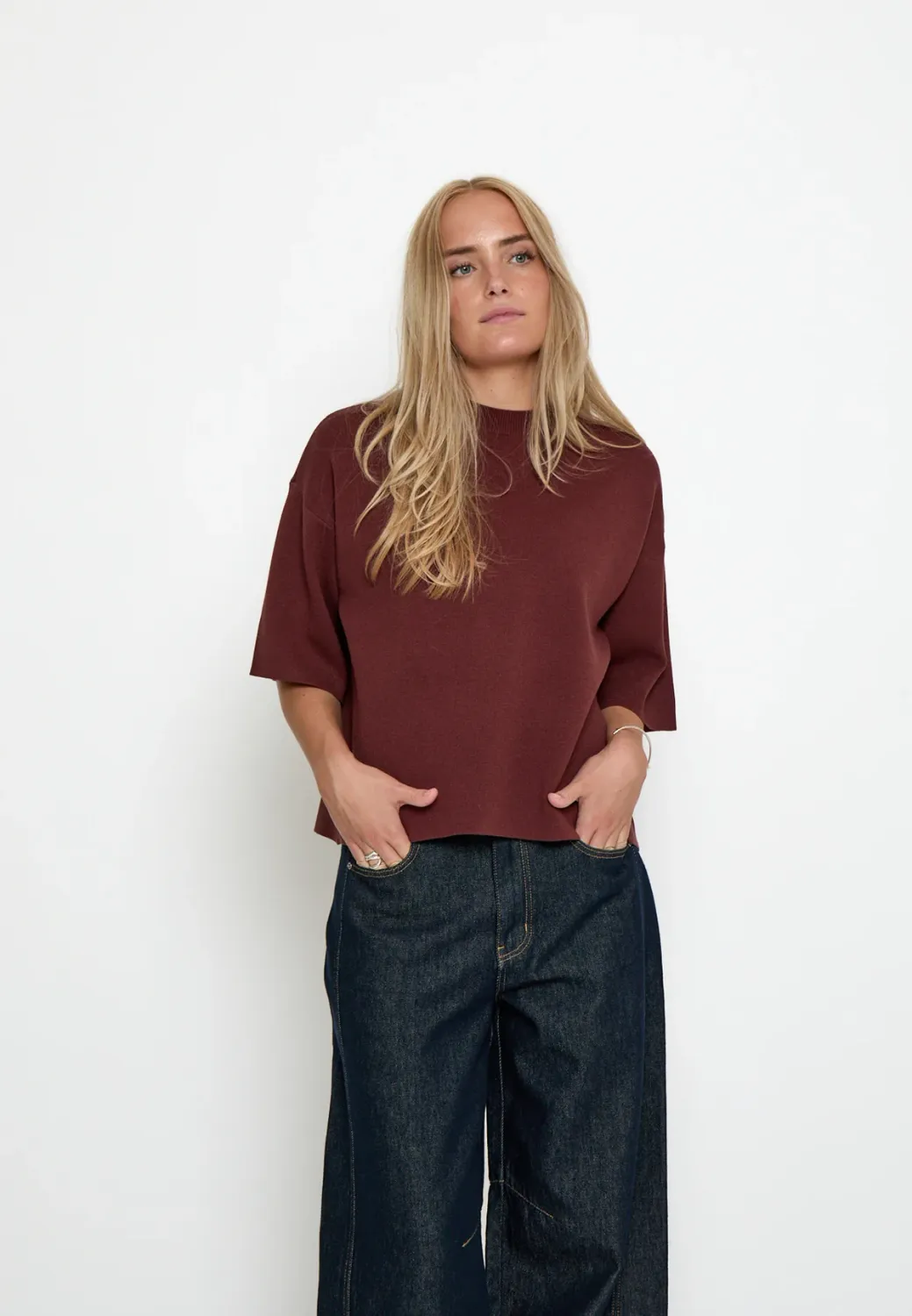 MINUS / MSLUPI HIGH NECK KNIT PULLOVER / FW26