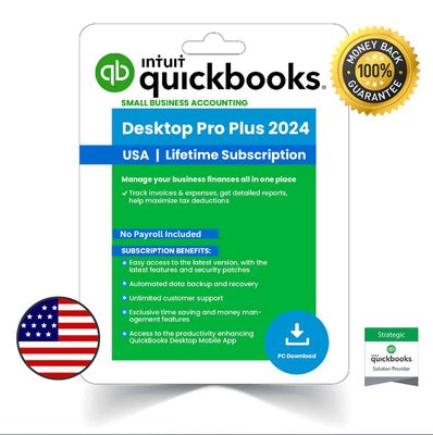 QuickBooks Desktop Pro Plus 2024 – Lifetime Subscription