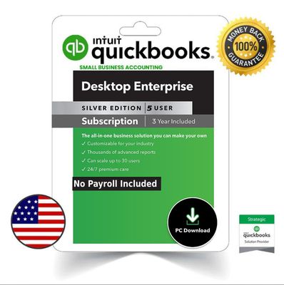 QuickBooks Desktop Enterprise 2024 – 5 User (3-Years Subscription)