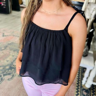 ms black tank top