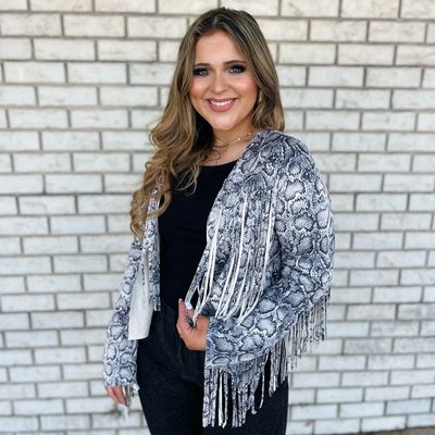 vocal snake skin jacket