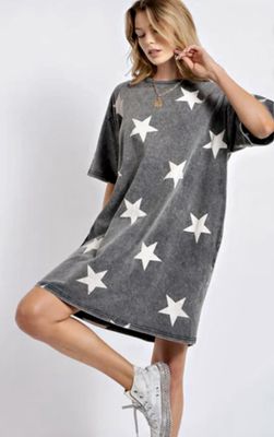 Easel Star T-shirt dress