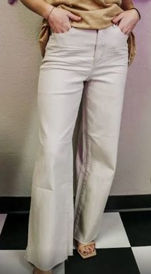 easel tan flare jeans