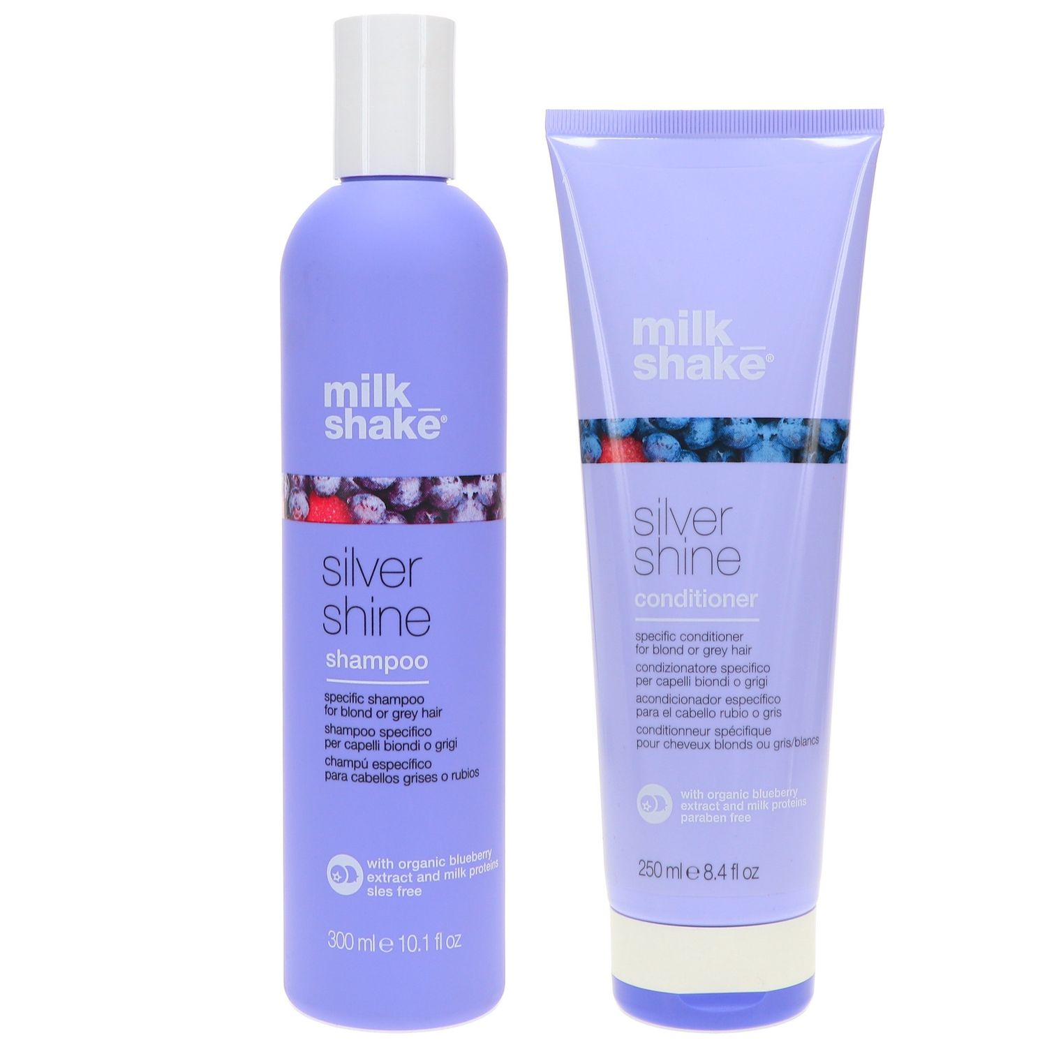 Milk_Shake - Silver Shine Purple Shampoo - Specific for Blond or Grey Hair