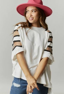 FF white chain top