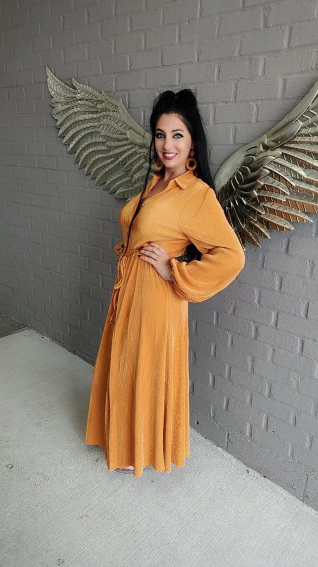 Hyfve Long Pumkin Dress