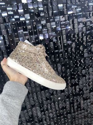 Hey Girl toupe metallic leopard high tops- Imagine