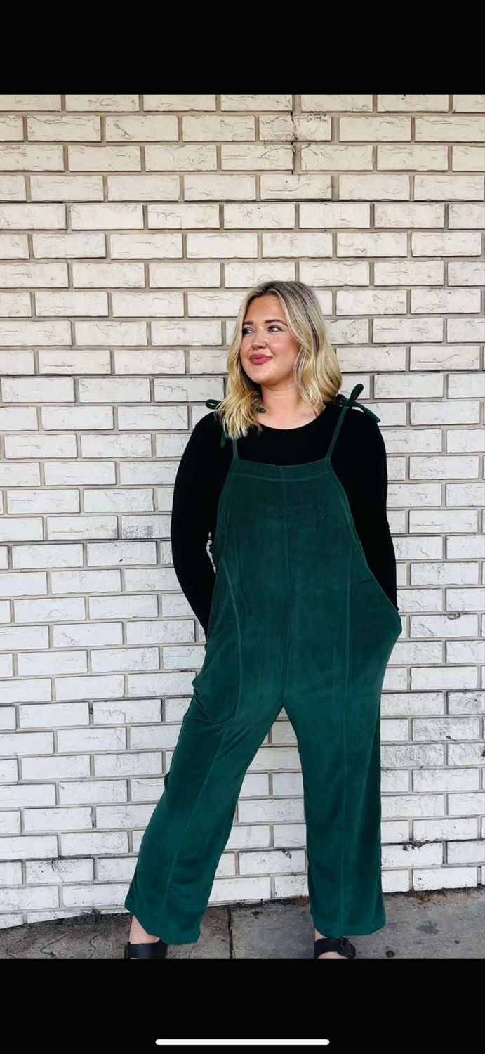 Newin Jumpsuit side pockets Forest