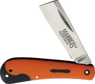 Folding Razor Orange G10 - Marbles