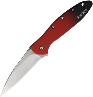 Leek Linerlock Red Magna Cut - Kershaw