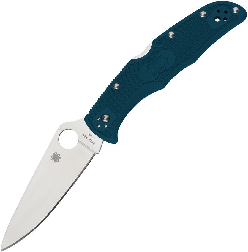 Delica 4 Lockback Blue K390 - Spyderco