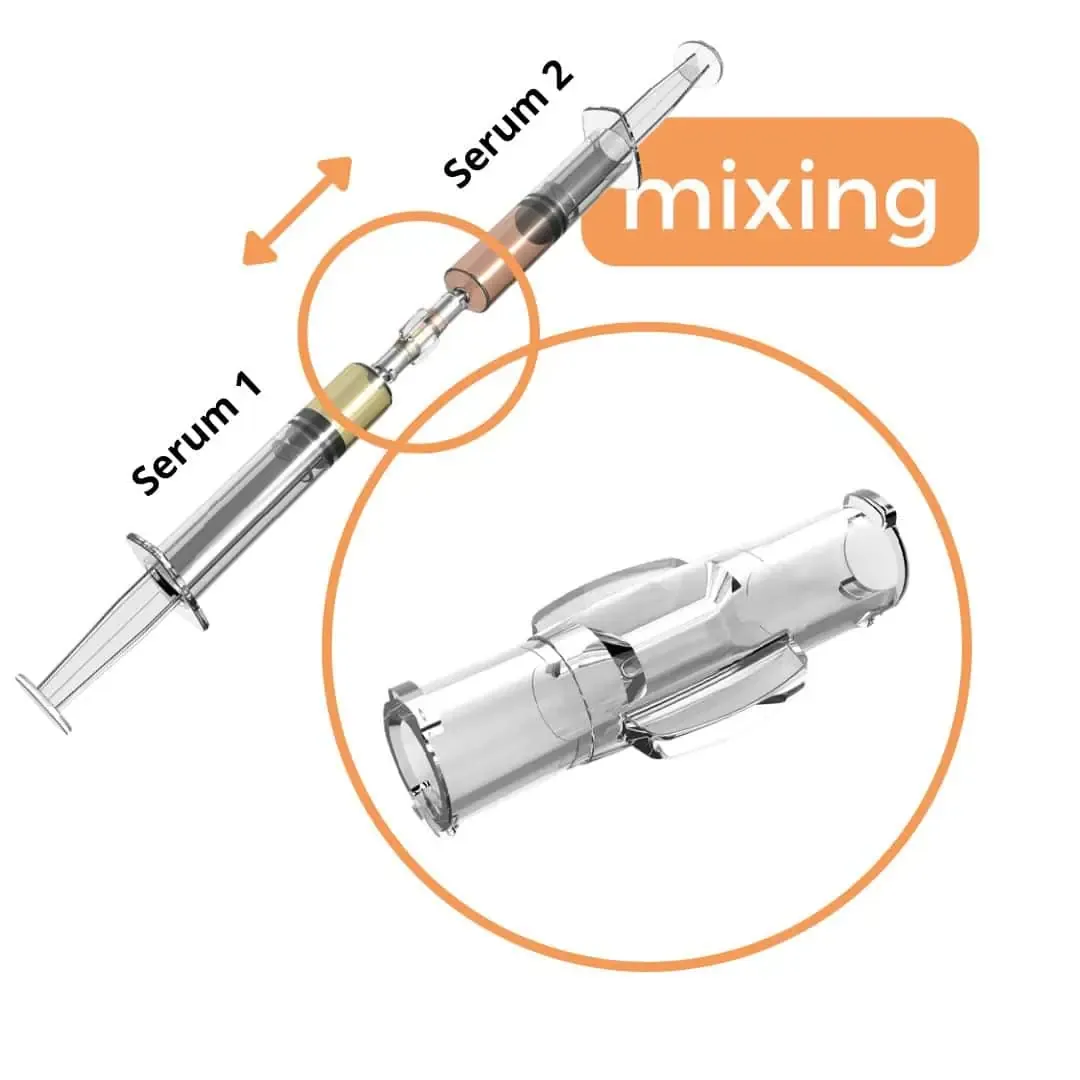 Syringe Mixing Tube Connector 100pcs