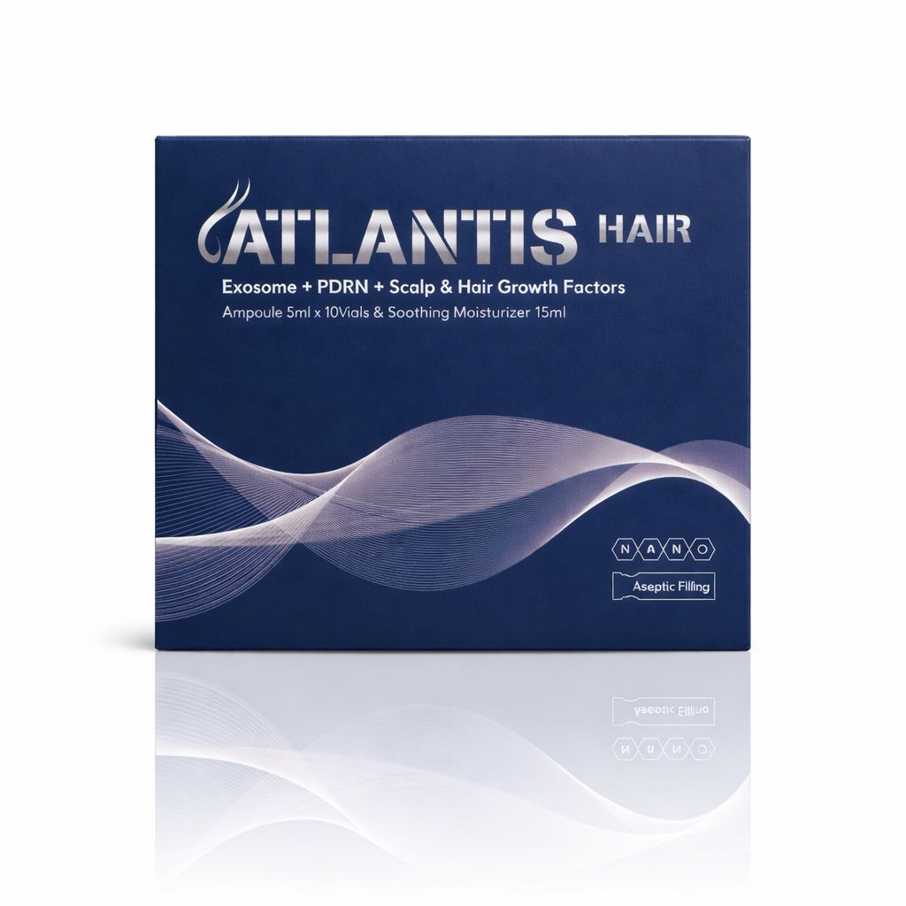 ​Atlantis Hair Exosomes + PDRN + Scalp &amp; Hair Growth Factors Ampoule