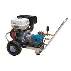 Honda GX 390 - Portable Gear Drive - 4.0GPM 3500PSI CAT Triplex Pump - 50&#39; Attachment Kit