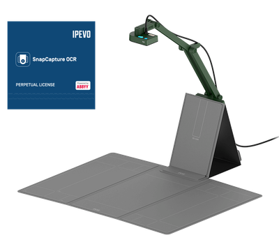 IPEVO V4K-S Dokument Scanner [Global] V4K + Scanner Pad + OCR
