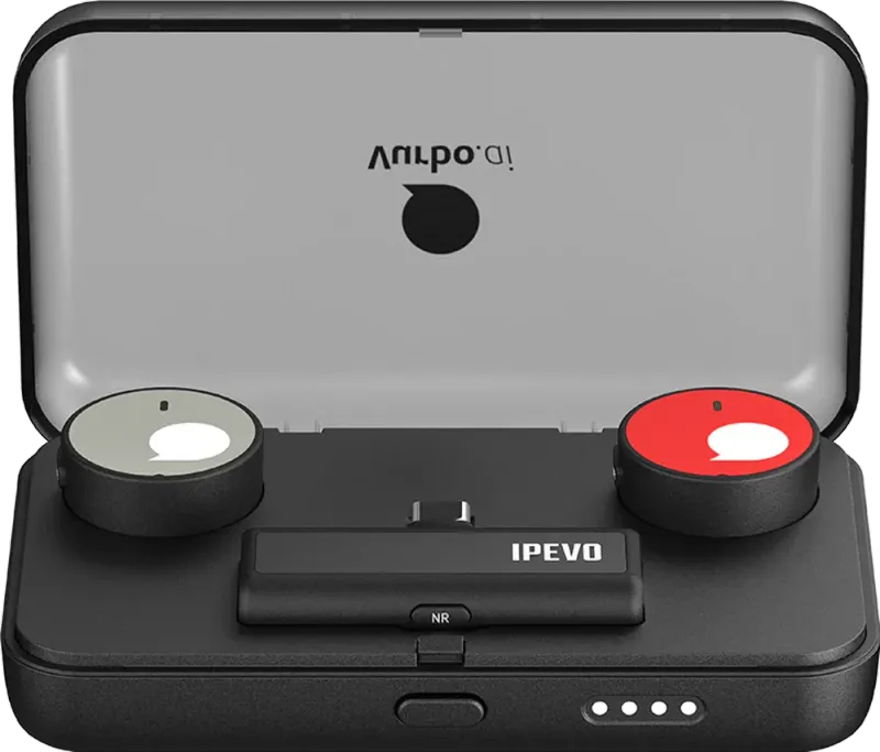 IPEVO Vurbo AI VOCAL WEARABLE + Vurbo.ai Pro-10 Std.