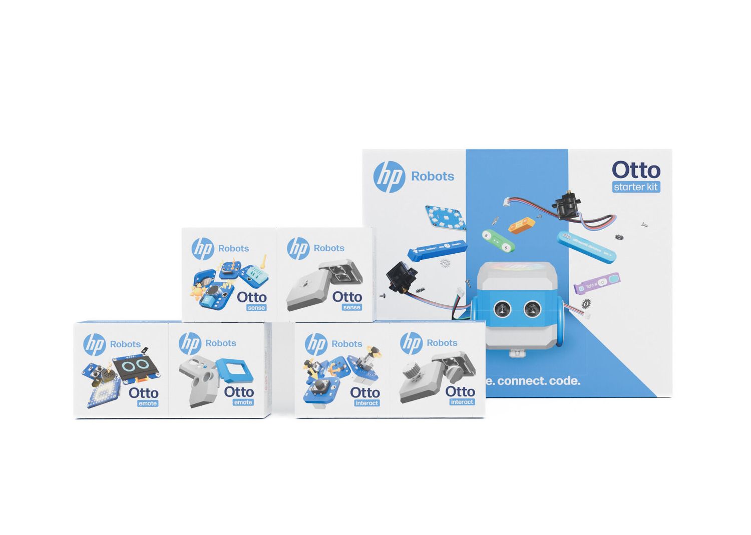 HP Robots | Otto Starter & Expansions 3-in-1 Builder