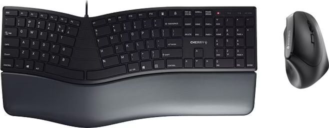 Cherry Ergo Tastatur / Maus - Set KC 4500 + MW 4500 deutsch