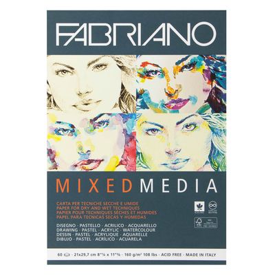 Block Mix Media – técnicas húmedas y secas